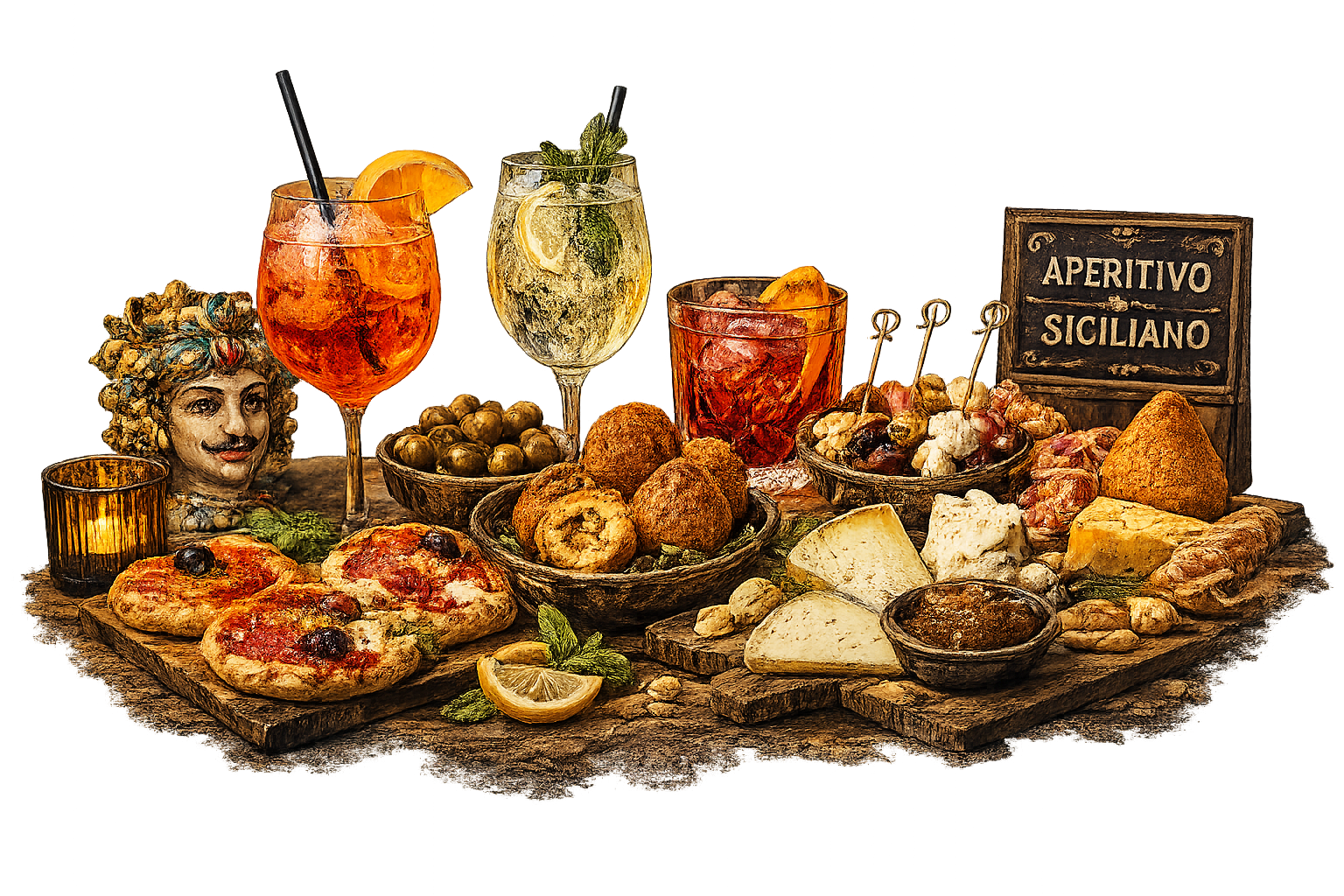 Aperitivo siciliano da FIRST a Catania
