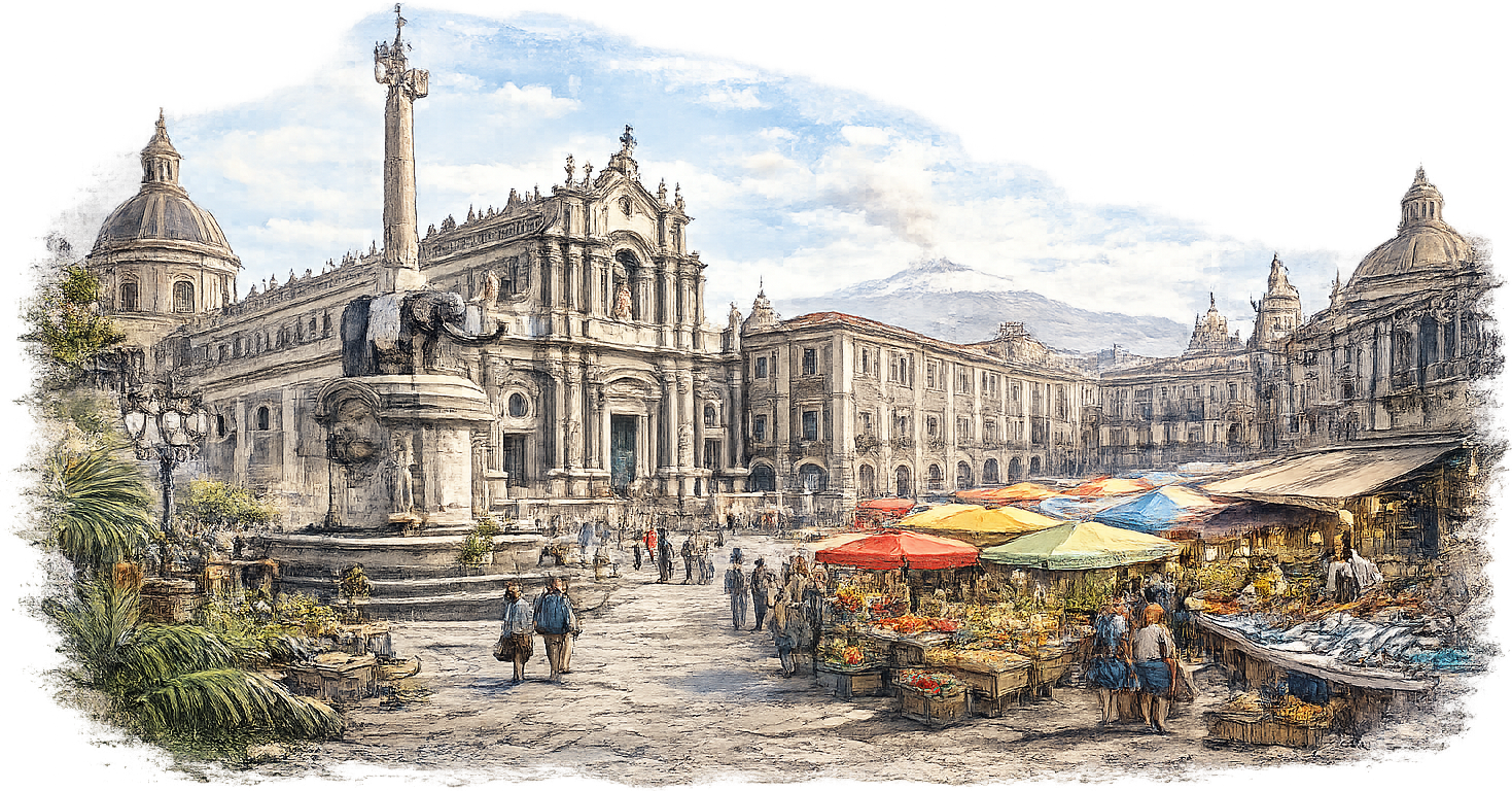 Visita al centro storico di Catania