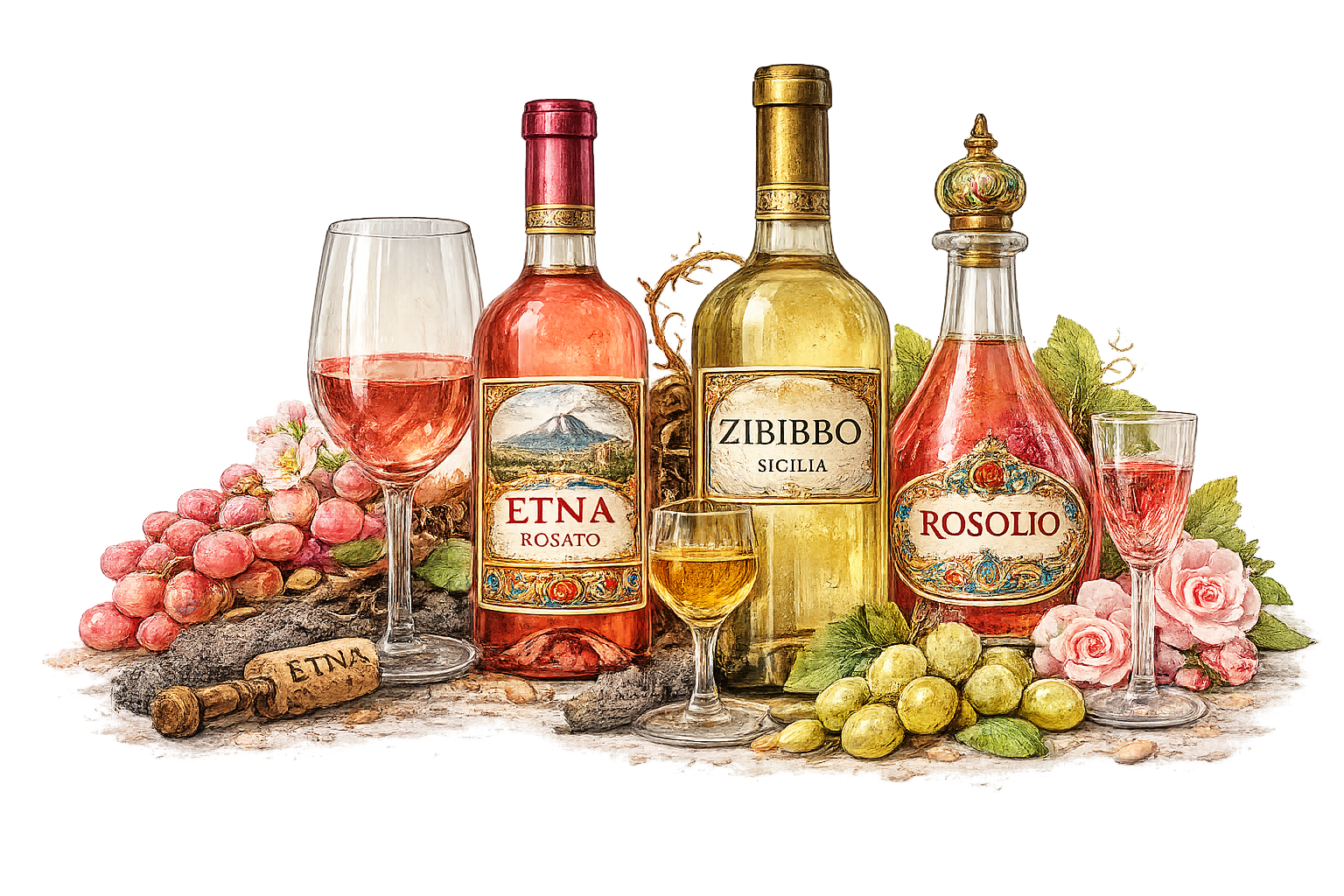 Vino rosè dell'Etna